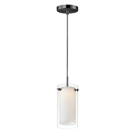 Maxim Lighting Duo 1-Light Mini Pendant 12289CLSWBK